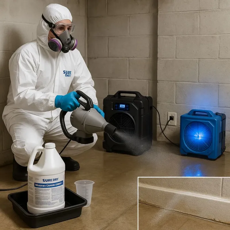 Sanitization and Odor Removal process in Fobes Hill, WA